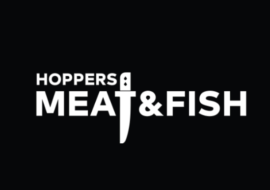 Hoppers Meat & Fish logo