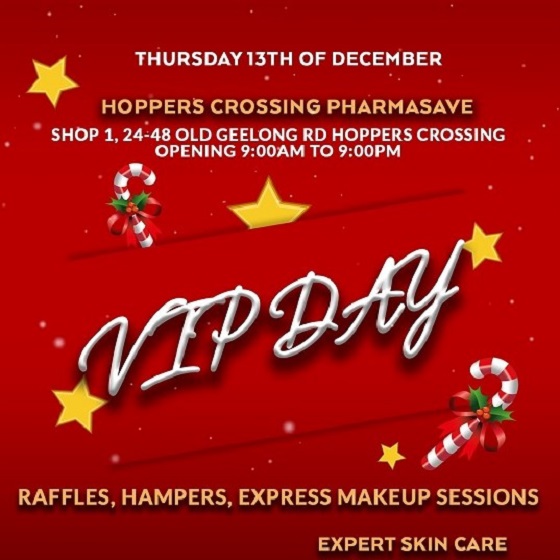 PHARMASAVE VIP DAY - Thursday 13th December