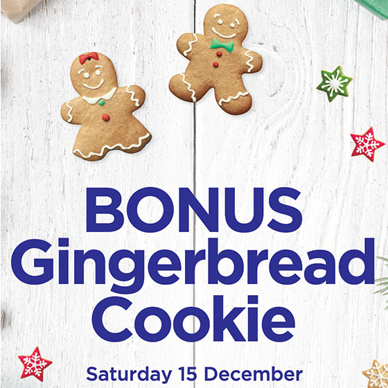 Bonus Gingerbread Cookie